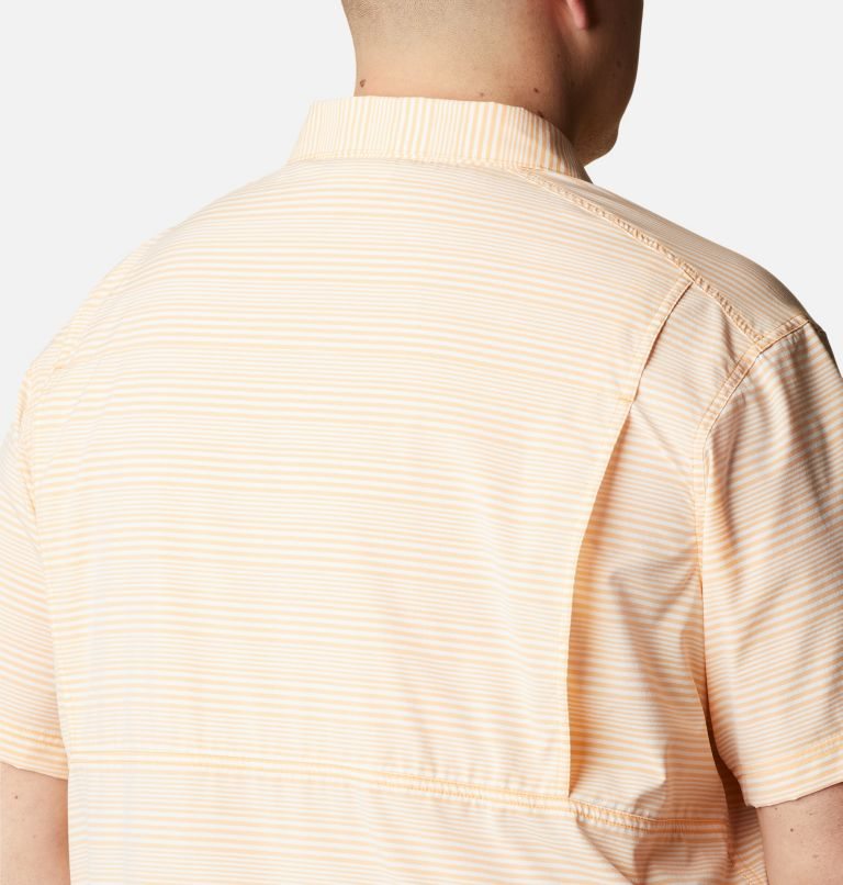 Men's Columbia Twisted Creek III Short Sleeve Shirts Stripe | Plus Size CA-OL813